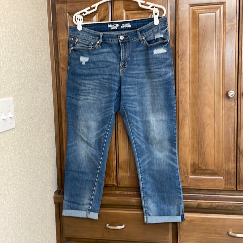 Denizen Levi’s Modern Slim Cuffed Jeans size 14